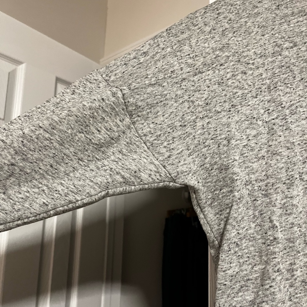 PINK grey pullover sz L - Picture 3 of 5